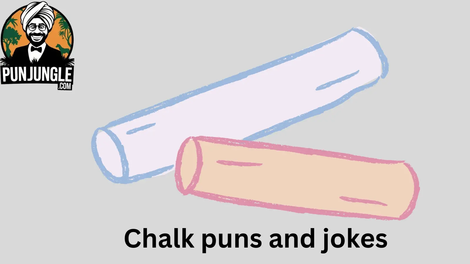 Chalk puns and jokes