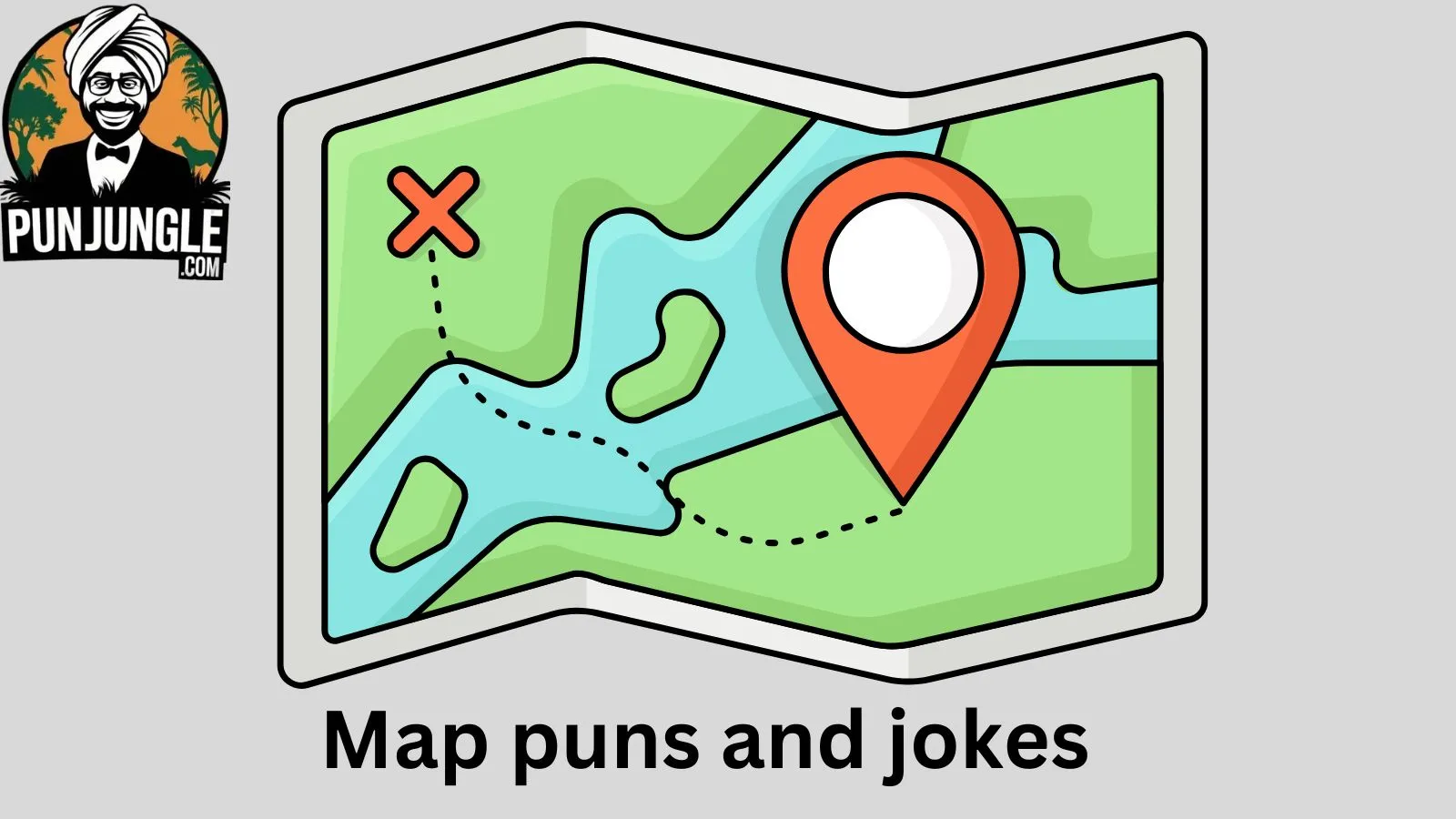 Map puns and jokes